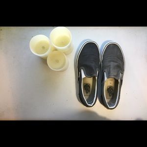 Dark Grey Slip-On Vans